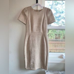 Calvin Klein Faux Suede Dress